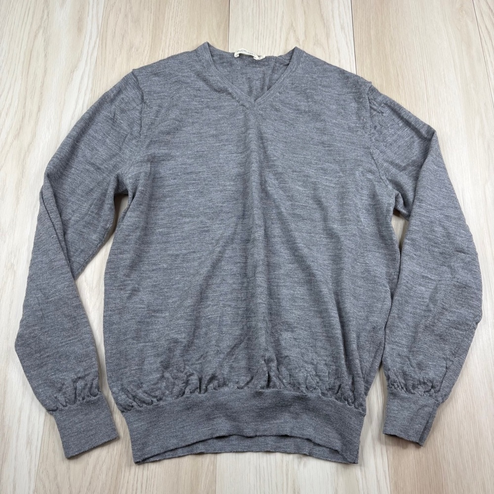 Suit Supply Merino Wool Sweater Long Sleeve Crew Neck Pullover Mens Size L Large